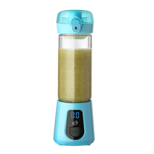 Mini Electric Juicer Cup Portable Glass Blender